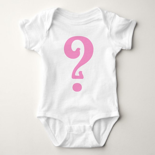 Art Nouveau Question Mark Baby Bodysuit (Front)