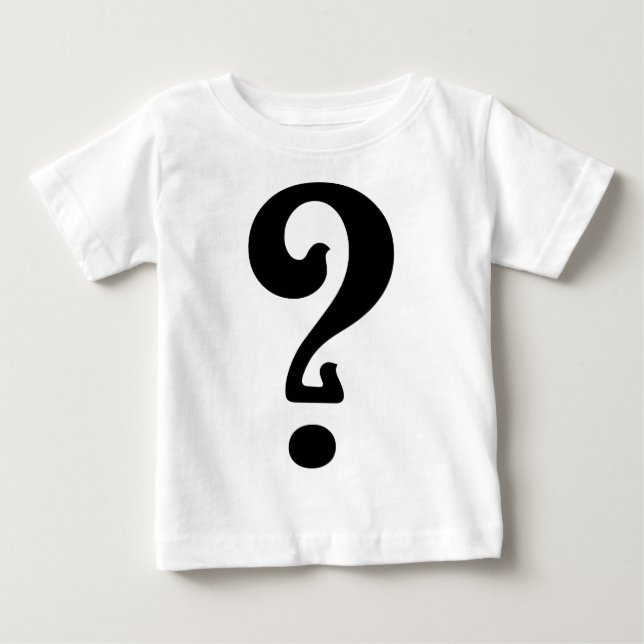 Art Nouveau Question Mark Baby T-Shirt (Front)