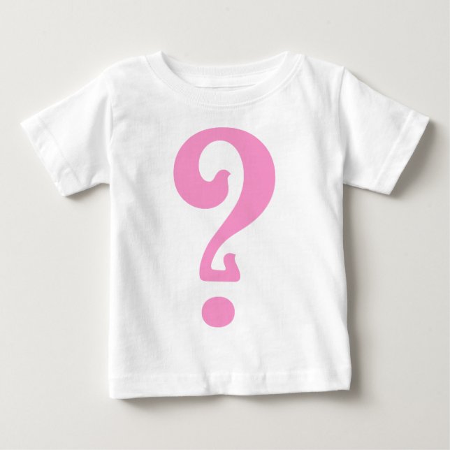 Art Nouveau Question Mark Baby T-Shirt (Front)