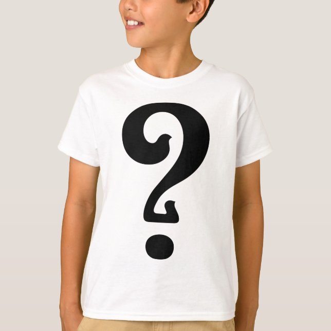 Art Nouveau Question Mark T-Shirt (Front)