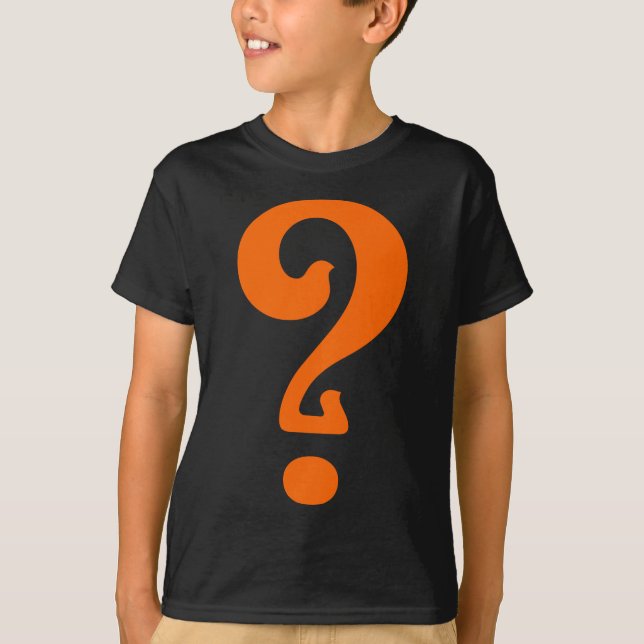 Art Nouveau Question Mark T-Shirt (Front)