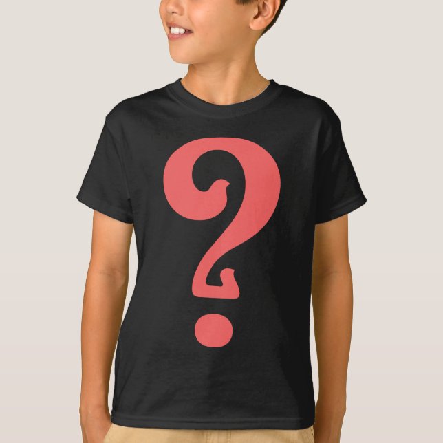 Art Nouveau Question Mark T-Shirt (Front)