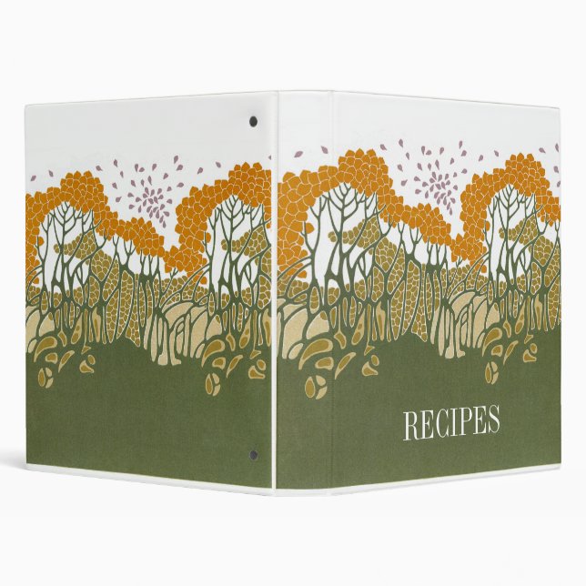 Art Nouveau Recipe Binder (Background)
