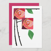 Art Nouveau roses and thorns (Front/Back)