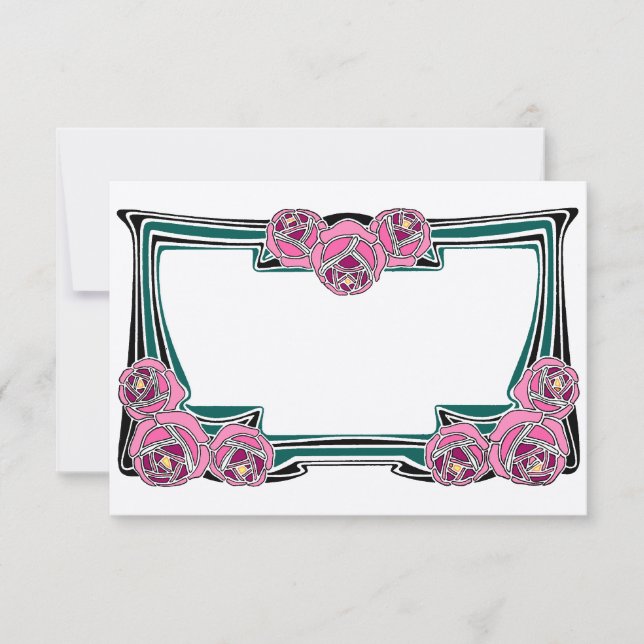 Art Nouveau Roses design (Front)