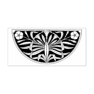 Art Nouveau Rubber Stamp