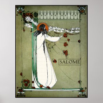 Art Nouveau Salome Poster by OldArtReborn at Zazzle