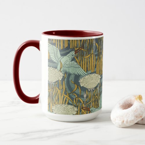 Art Nouveau Sandpiper Bay Mug