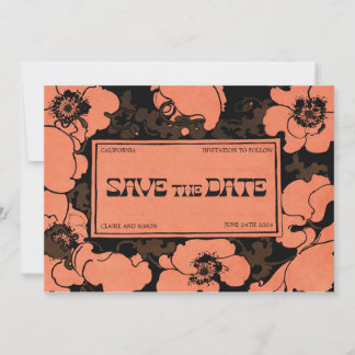 Art Nouveau Save The Date