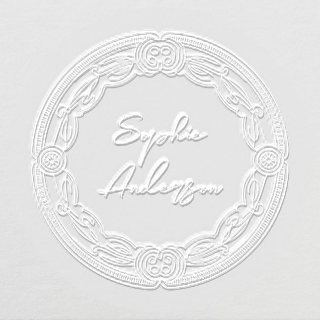 Art Nouveau Script Name Embosser (Design)