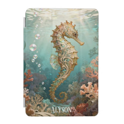 Art Nouveau Sea Horse iPad Mini Cover