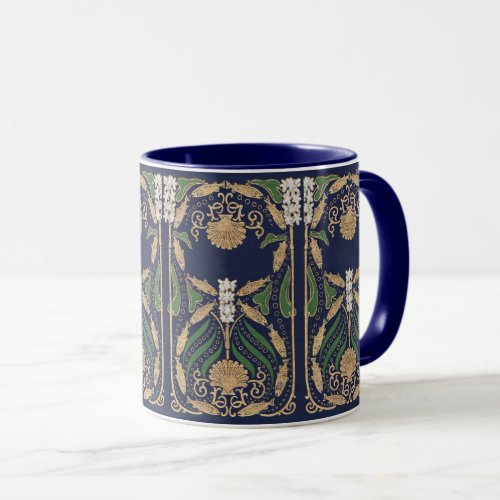 Art Nouveau Seashells Mug