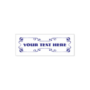 Art Nouveau Self-inking Stamp