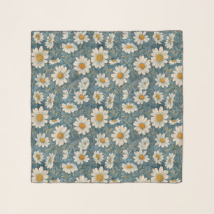 Art Nouveau Shasta Daisies Scarf