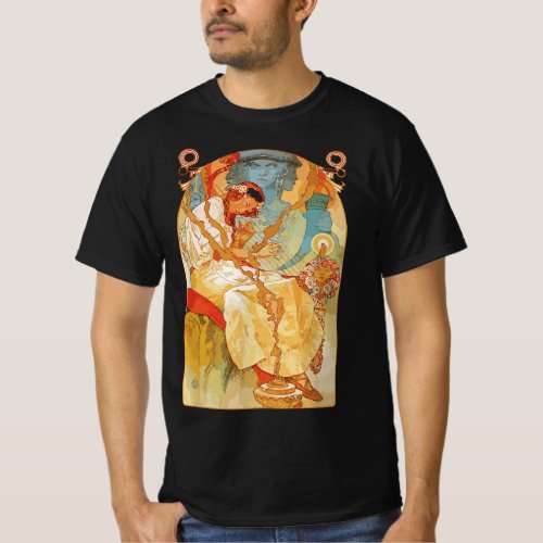 Art Nouveau Slav Epic Mucha Beautiful Elegant T_Shirt