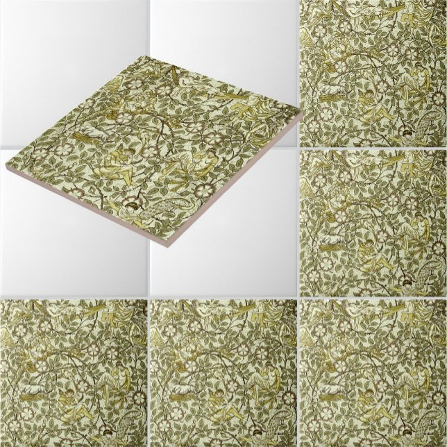 Art Nouveau Sleeping Beauty by Walter Crane Ceramic Tile (Creator Uploaded)