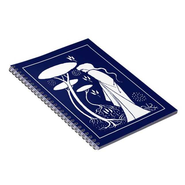 Art Nouveau Sorceress Notebook (Right Side)