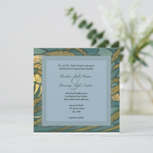 Art Nouveau Squid - Scuba Destination Weddings Invitation