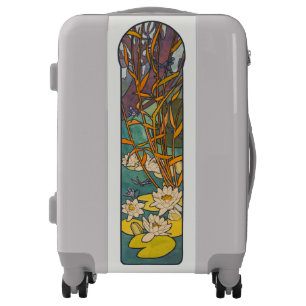 Art Nouveau Stained Glass Alphonse Mucha Luggage