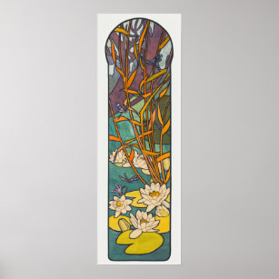 Art Nouveau Stained Glass Alphonse Mucha Poster