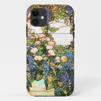 Art Nouveau Stained Glass Tiffany Nature iPhone 11 Case