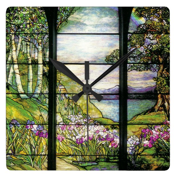 nature stained glass design