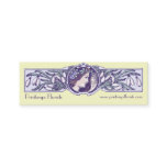 Art Nouveau Style Business Card for Florist Shop