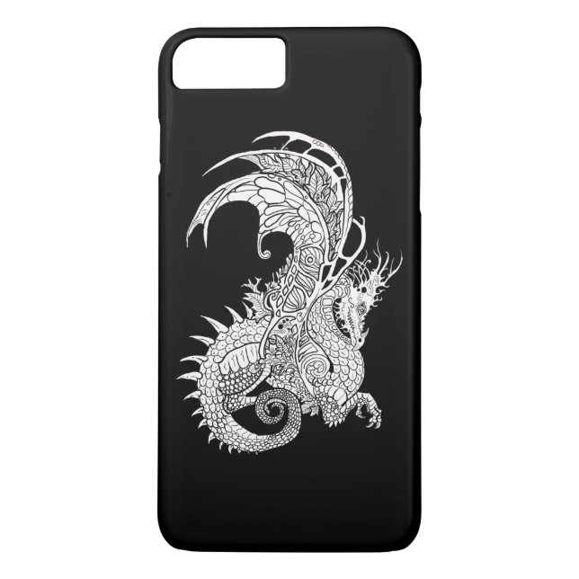 Art Nouveau style Dragon Case-Mate iPhone Case (Back)