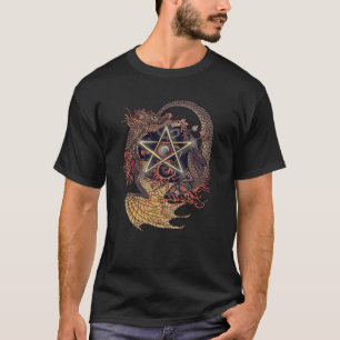 Art Nouveau style dragon Pentacle ~shirt T-Shirt