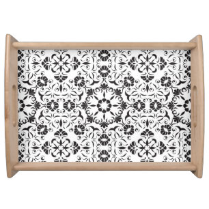 Art Nouveau: Stylized Vintage Elements Serving Tray
