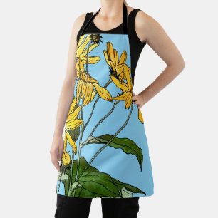 Art Nouveau Sunflowers Apron