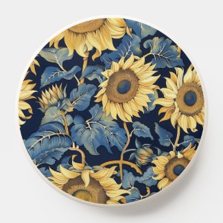 Art Nouveau Sunflowers