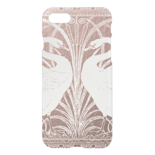 Art nouveau swanesvintagerevamped art work bea iPhone SE87 case