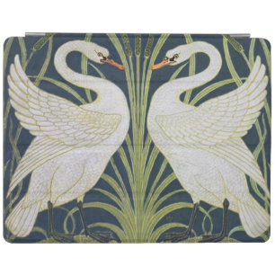 Art Nouveau Swans Pattern: Walter Crane Swan Print iPad Smart Cover