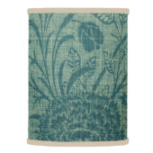 art Nouveau,teal,William Morris style, floral,chic Lamp Shade (Right)
