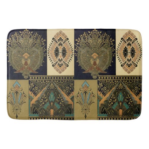 Art nouveau textile pattern Christopher dresser Bath Mat