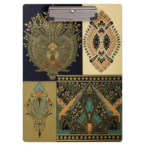 Art nouveau textile pattern Christopher dresser Clipboard