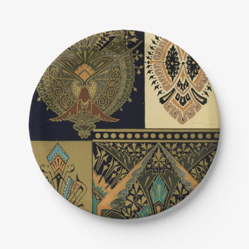 Art nouveau textile pattern Christopher dresser Paper Plates