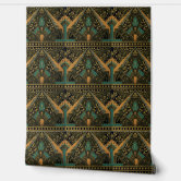christopher dresser wallpaper design Decorative Symmetry Wallpaper - Warm Beige Tile Design