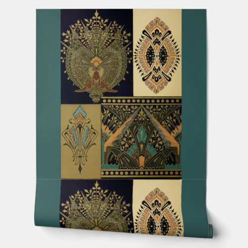 Art nouveau textile pattern Christopher dresser  Wallpaper