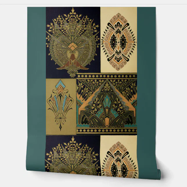christopher dresser wallpaper design Art nouveau textile pattern Christopher dresser Wallpaper