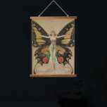 Art Nouveau "The Flapper" Frank Xavier Leyendecker Hanging Tapestry<br><div class="desc">This is a print of a vintage 1922 Art Nouveau cover art of a woman with butterfly wings titled "The Flapper" by Frank Xavier Leyendecker.</div>