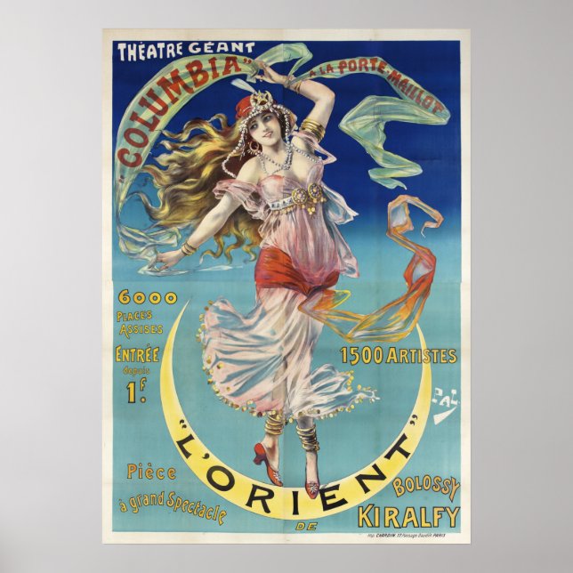 Art Nouveau, The Orient, Spectacle Poster (Front)