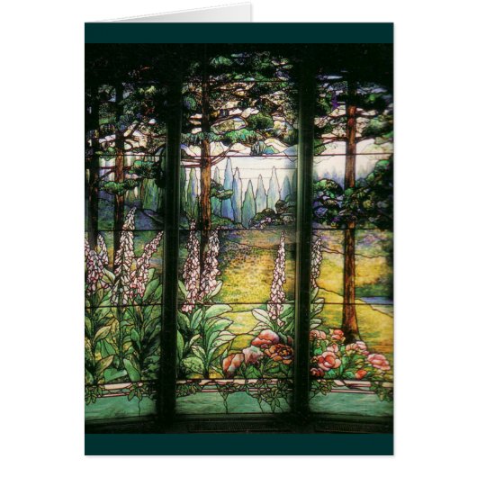 Art Nouveau Tiffany Stained Glass Nature (Front)