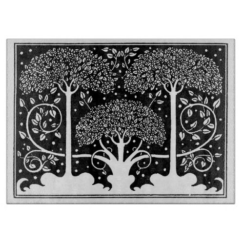 Art Nouveau Tree Beardsley Pattern Cutting Board