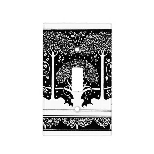 Art Nouveau Tree Beardsley Pattern Light Switch Cover