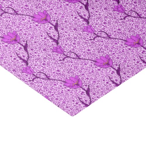 Art Nouveau Tulip Damask Violet and Orchid Tissue Paper