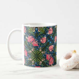 Art Nouveau Tulip Garden Colorful Coffee Mug