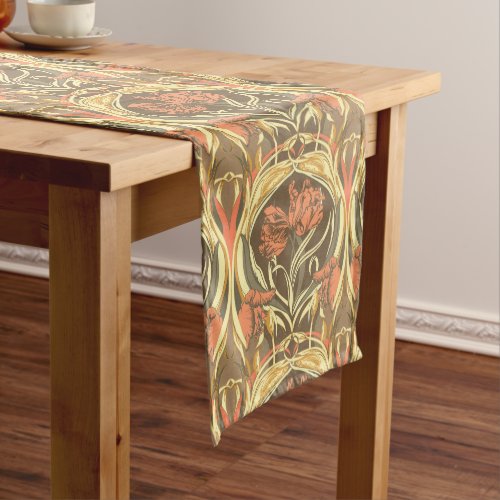 Art Nouveau Tulips Table Runner