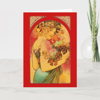Art Nouveau Valintine design card